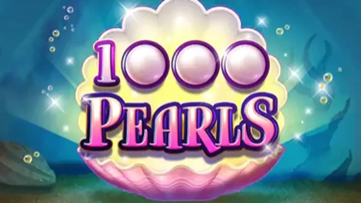 Tampilan visual permainan slot 1000 Pearls dengan tema bawah laut