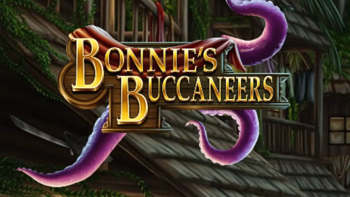 Tampilan visual slot Bonnie’s Buccaneers dengan tema bajak laut dan brankas harta karun.